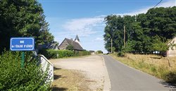 Rue de l\'Église Saint-Léger - Auzouville-Auberbosc